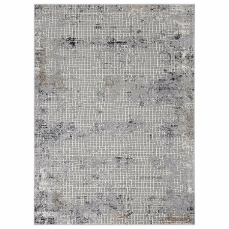 UNITED WEAVERS OF AMERICA Austin Devine Grey Area Rectangle Rug, 5 ft. 3 in. x 7 ft. 2 in. 4540 20672 58